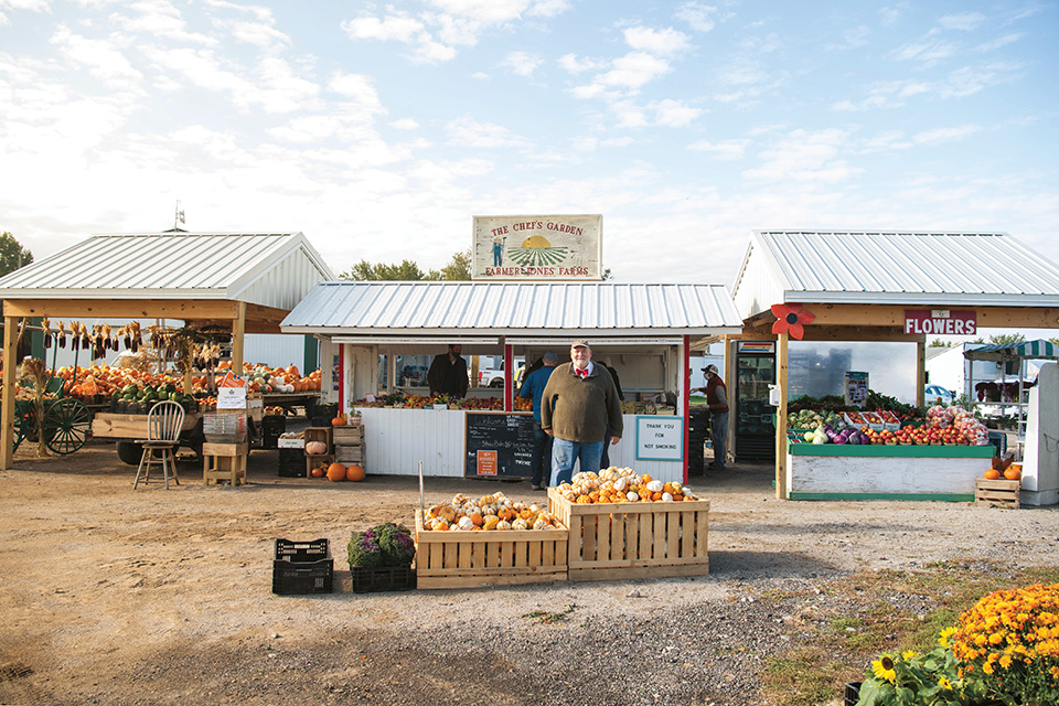 Chef's Garden Farm Market in the Fall (photo courtesy of Chef's Garden)