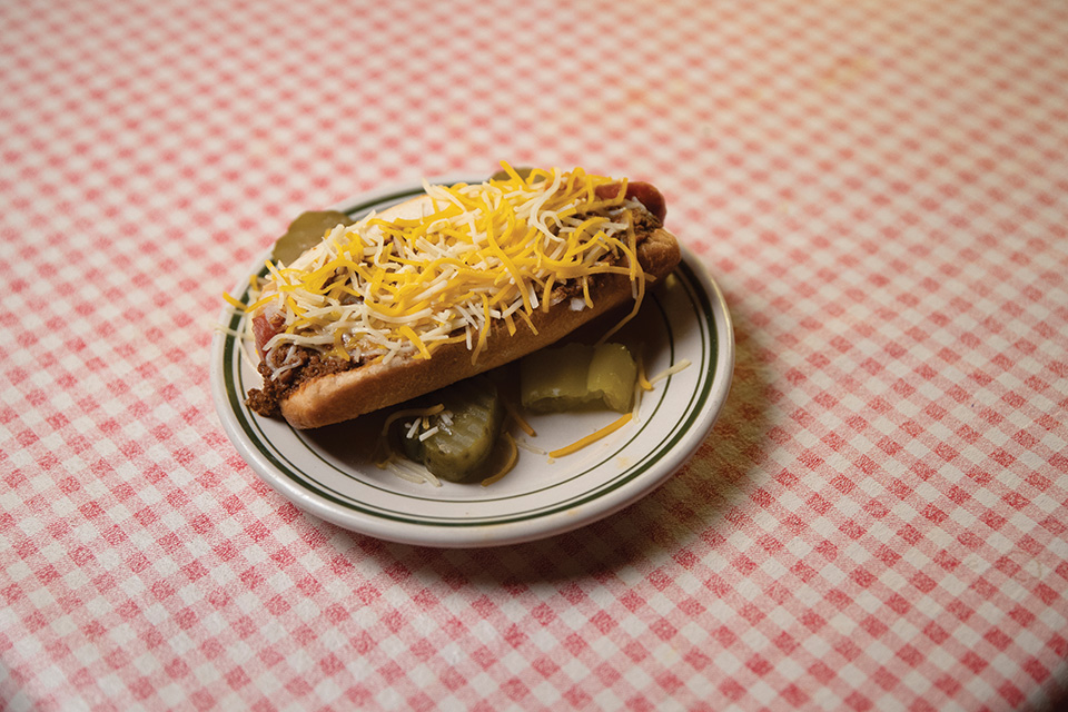 Tony Packo's Hungarian hot dog (photo by Rachael Jirousek)