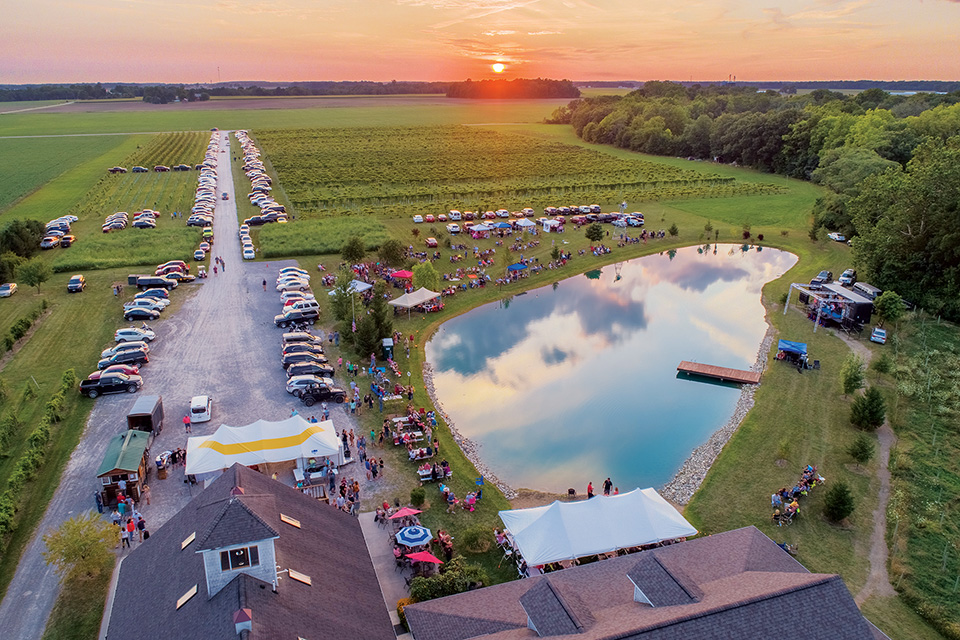 Stoney Ridge Winery aerial view (photo courtesy of Stoney Ridge Winery)