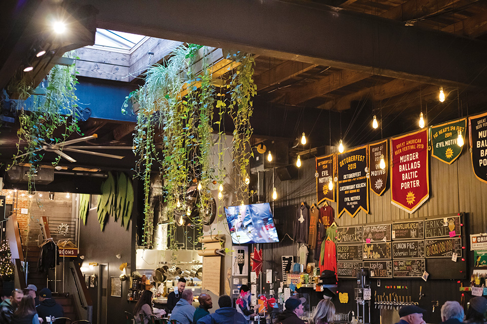 Noble Beast Brewing Co.'s interior (photo by Nicki Prentler)