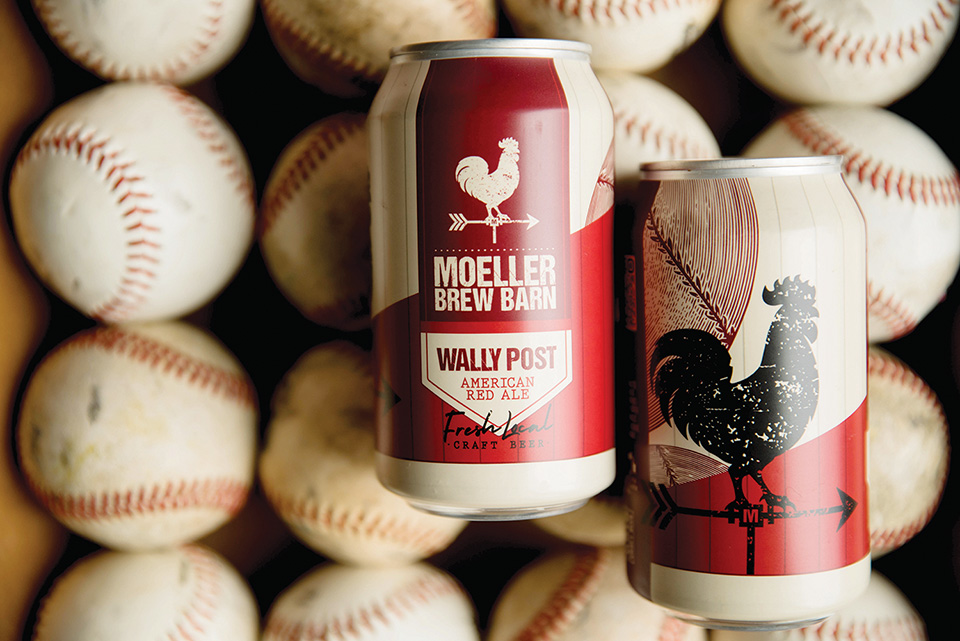 Cans of Moeller Brew Barn's Wally Post American Red Ale (photo courtesy of Moeller Brew Barn)