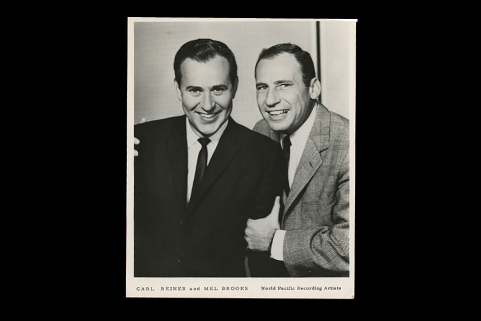 Carl Reiner and Mel Brooks (photo courtesy of the National Comedy Center)