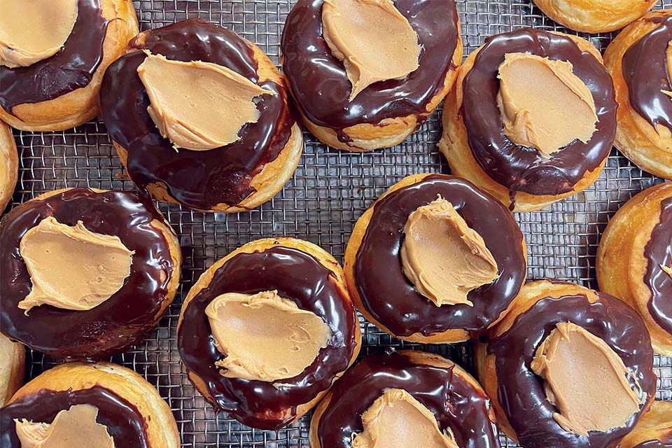 Buckeye Donuts’ signature creation (photo courtesy of Buckeye Donuts)