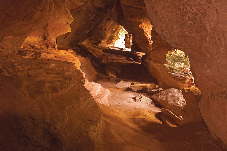 Rock House cave in the Hocking Hills (photo by Bruce Wunderlich) Rock House cave in the Hocking Hills (photo by Bruce Wunderlich)