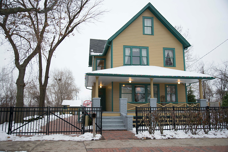 Cleveland’s A Christmas Story House & Museum exterior (photo courtesy of A Christmas Story House & Museum)