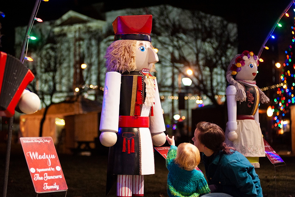 Nutcracker at Steubenville Nutcracker Village (photo courtesy of the Steubenville Nutcracker Village)