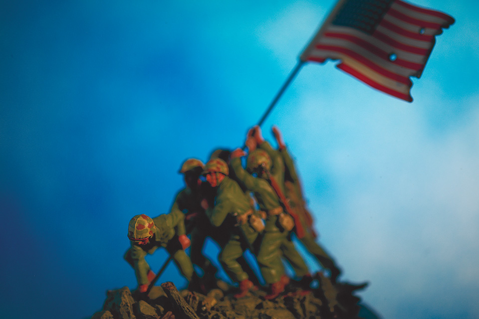 Artist David Levinthal’s “Iwo Jima” from the series “History” (photo by David Levinthal)