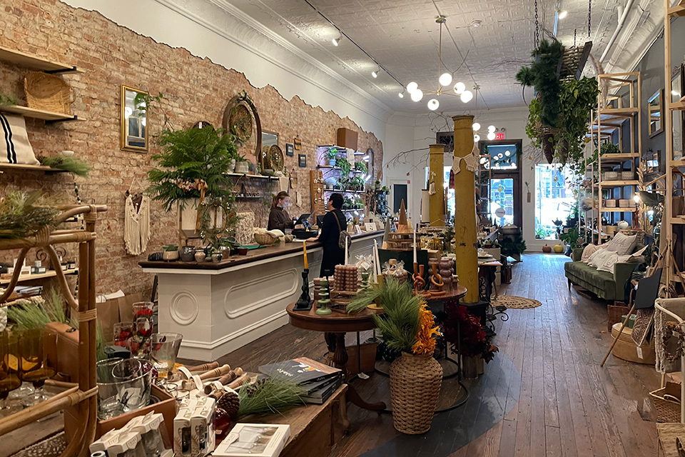 Interior of Greenville’s Refined: Purveyors of Fine Goods (photo by Jim Vickers)