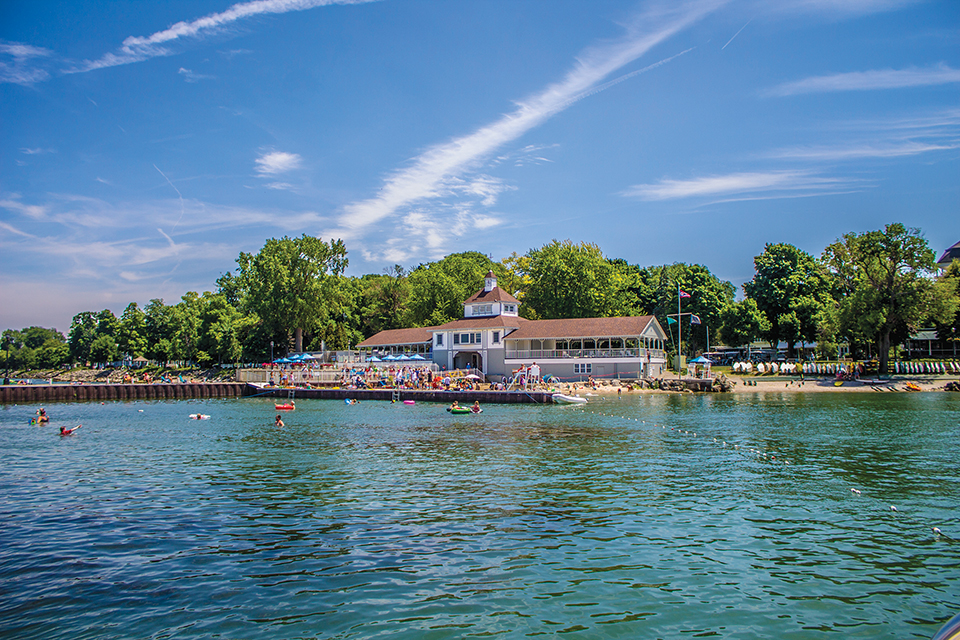 View of Lakeside Chautauqua from the water in Lakeside (photo courtesy of Shores & Islands Ohio)