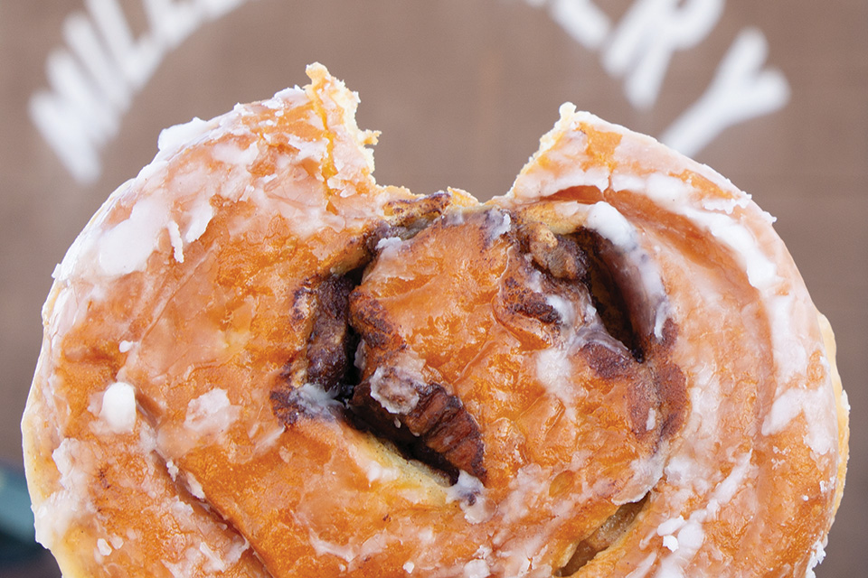 Apple fritter at Miller’s Bakery in Millersburg (photo by Rachael Jirousek)