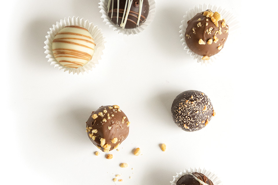 Truffles from Walnut Creek’s Coblentz Chocolate Co. (photo by Rachael Jirousek)