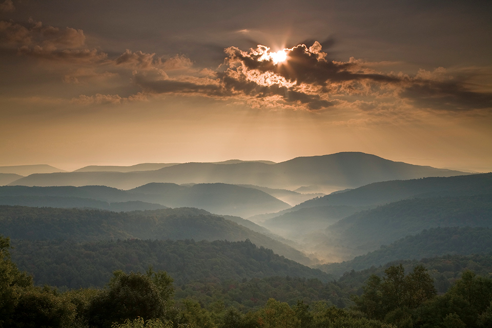 Dolly Sods Wilderness Overlook in Randolph County, West Virginia (photo by Kent Mason)