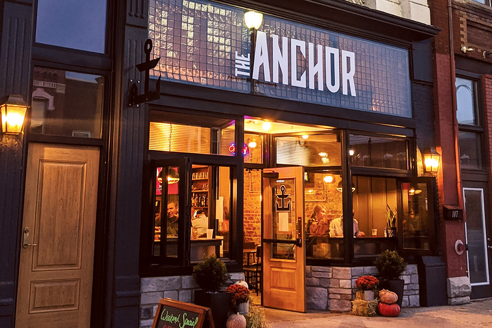 The Anchor restaurant in downtown Celina (photo courtesy of Celina-Mercer County Chamber of Commerce)