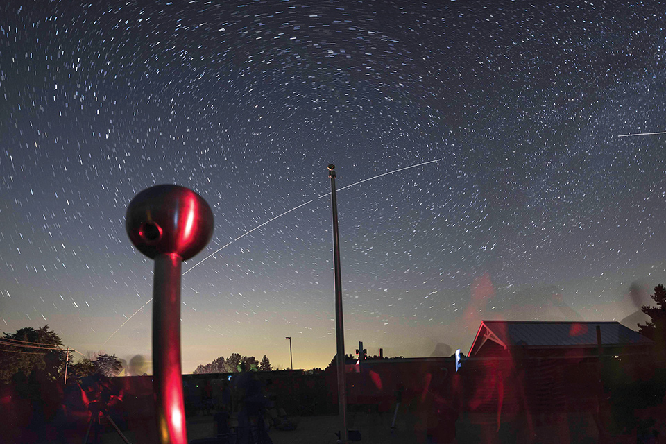 Night sky at John Glenn Astronomy Park in the Hocking Hills (photo by Brad Hoehne)