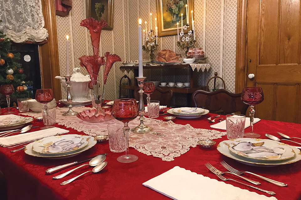 Victorian Christmas Tour decorations at The Castle in Marietta (courtesy of The Castle)