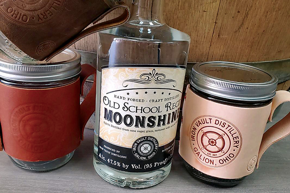 Old School Recipe Moonshine (photo courtesy of Iron Vault Distillery)