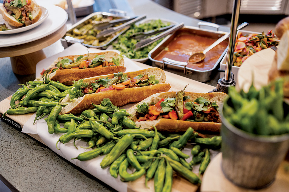 Food offerings at Miami University’s Maplestreet Commons (photo courtesy of University of Miami)