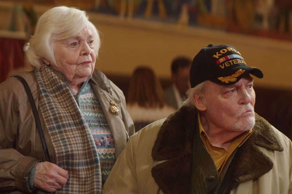 June Squibb (left) and Stacy Keach (right) in “Lost & Found in Cleveland” ( photo courtesy of “Lost & Found in Cleveland”)