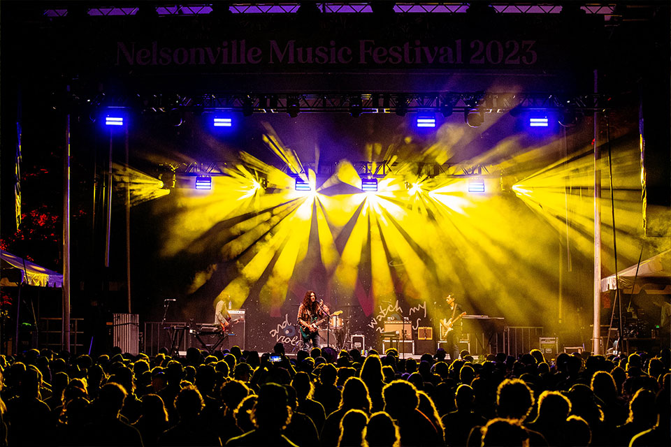 Nelsonville Music Festival Main Stage (photo courtesy of Nelsonville Music Festival)