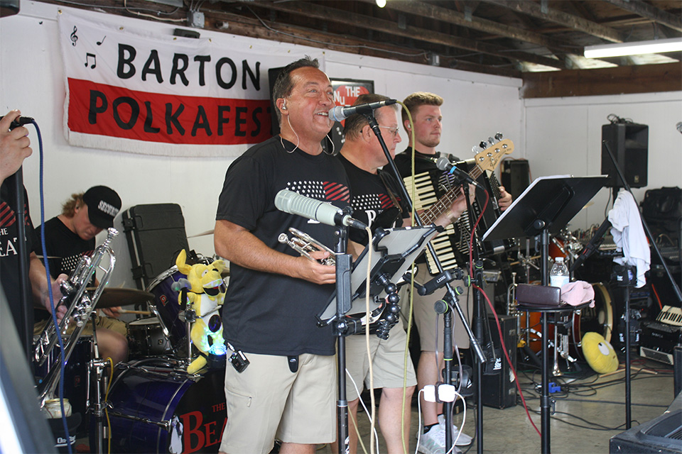 Live Music at the Barton Polka Fest (photo courtesy of Visit Belmont County)