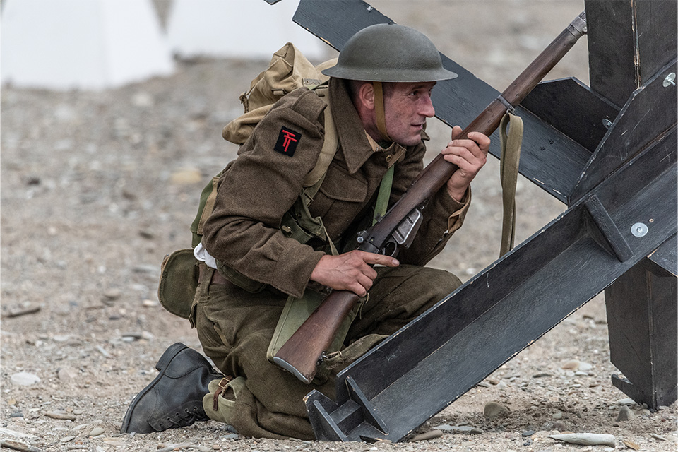 Reenactor at D-Day Conneaut (photo courtesy of D-Day Conneaut)