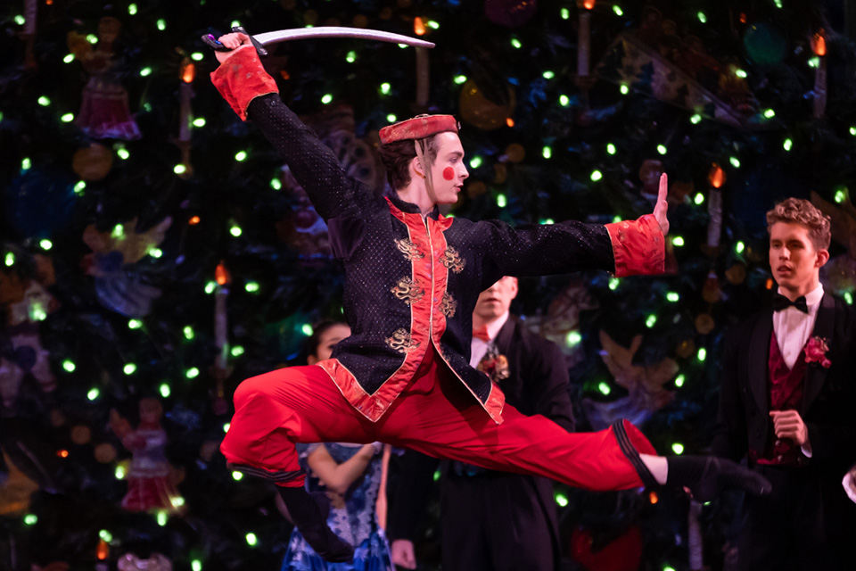 Dancer in The Nutcracker (photo by Jennifer Zmuda)