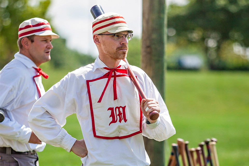 Ohio Village Muffins Baseball Player (courtesy of The Ohio History Connection)