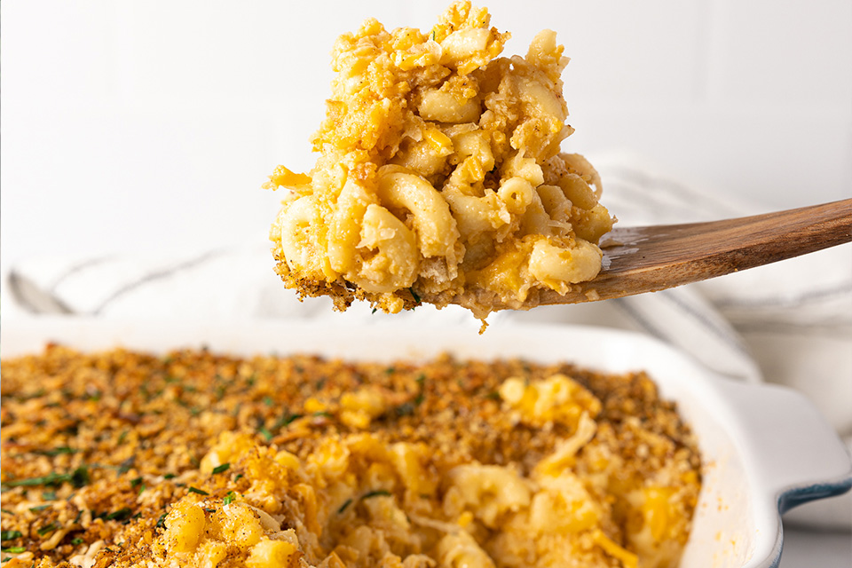 Mac and Beer Cheese Casserole from Franks Kraut (photo by Andy Boterman) 