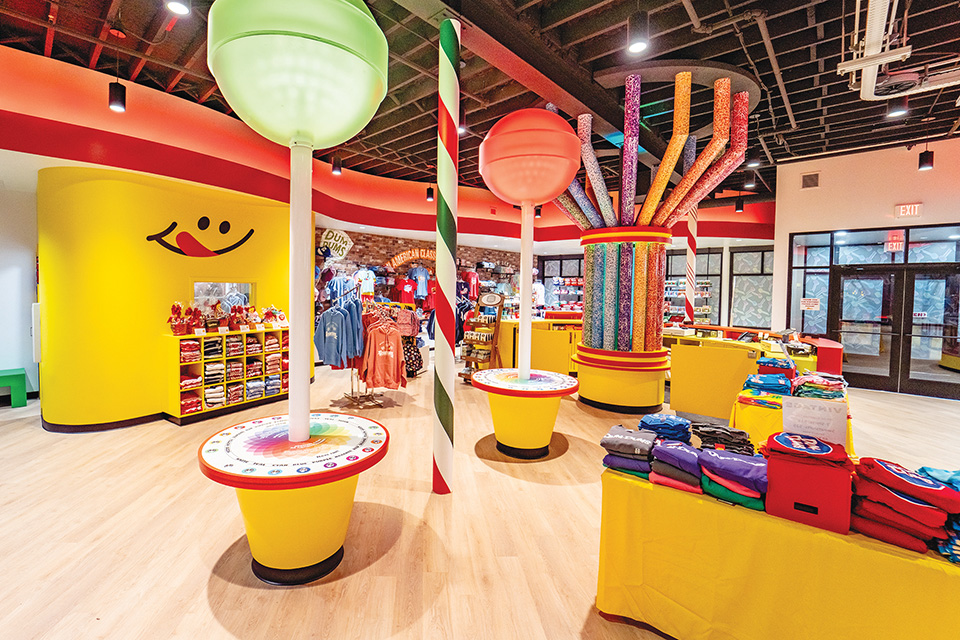 Interior of Spangler Candy World in Bryan (photo courtesy of Spangler Candy Co.)