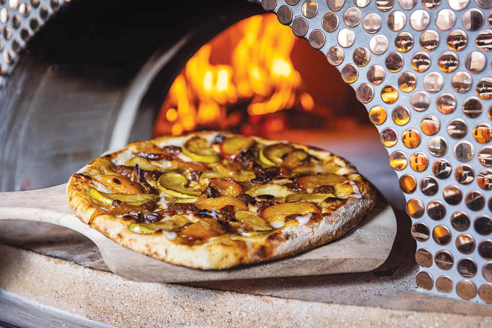 Wood-fired pizza at The Foundry at the AC Hotel in Dayton (photo courtesy of The Foundry)