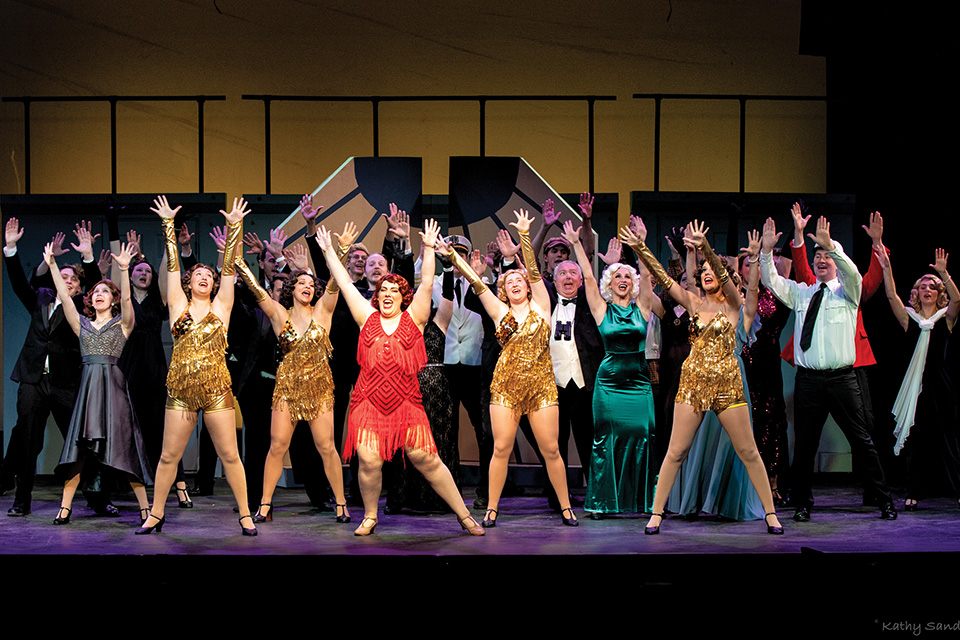 Performance of “Anything Goes” at Rabbit Run Theater in Madison (photo courtesy of Rabbit Run Theater)