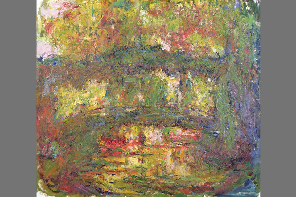 Claude Monet’s “The Japanese Bridge” at the Cleveland Museum of Art (photo courtesy of Musée Marmottan Monet, Paris, Michel Monet Bequest, 1996, INV. 5106. Photo © Musée Marmottan Monet, Paris)