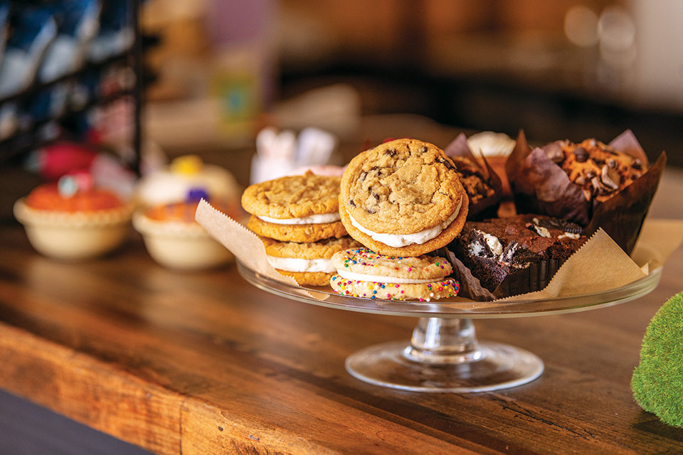 Cookie sandwiches, brownies and muffins at Chubby Bunny Bakery in Hamilton (photo by Twin Spire Photography)