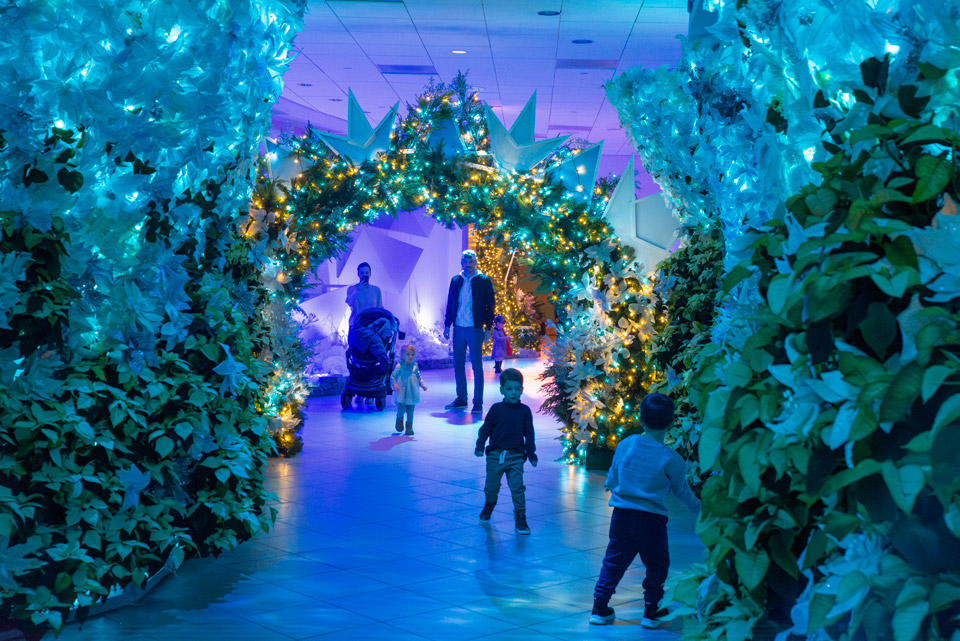 Family at Cleveland Botanical Garden’s Frost (photo by Bob Perkoski)