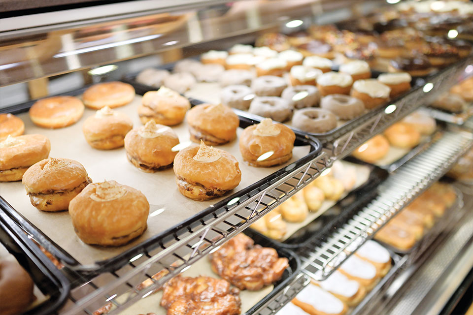 The bakery case at one of Dutchman Hospitality Group’s restaurants (photo courtesy of Dutchman Hospitality Group)