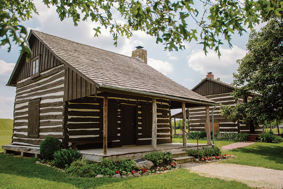 Century Village house at Scioto Grove Metro Park in Grove City (photo by Megan Leigh Barnard)