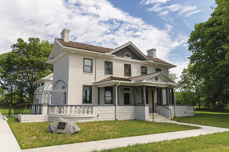 Exterior of Charles Young Buffalo Soldiers National Monument in Wilberforce (photo by Tom Engberg / National Park Service)