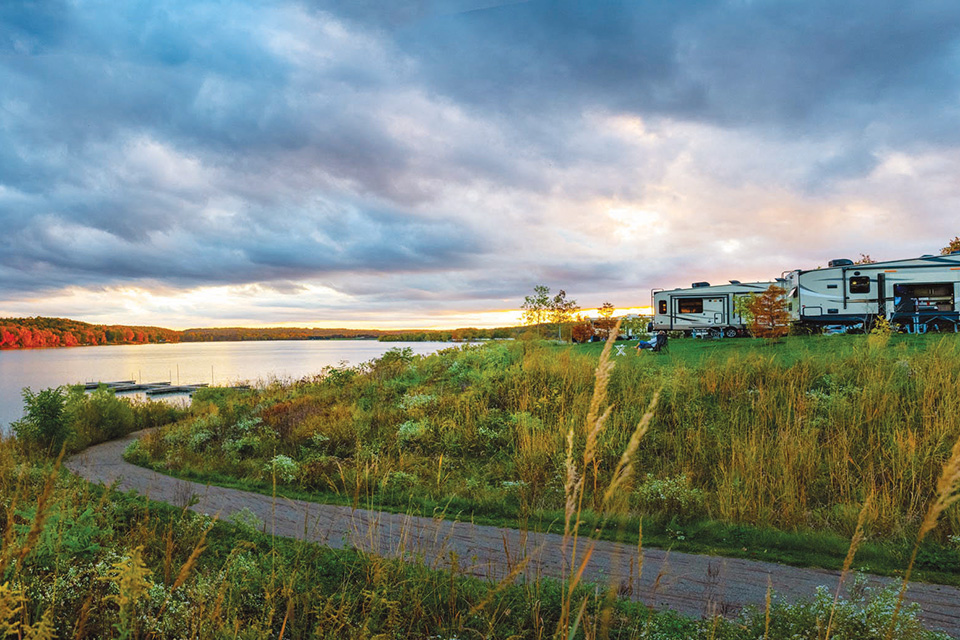 Campground at Atwood Lake Park (photo courtesy of MWCD)